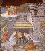 Fra Filippo Lippi The Nativity and Adoration of the Shepherds oil painting